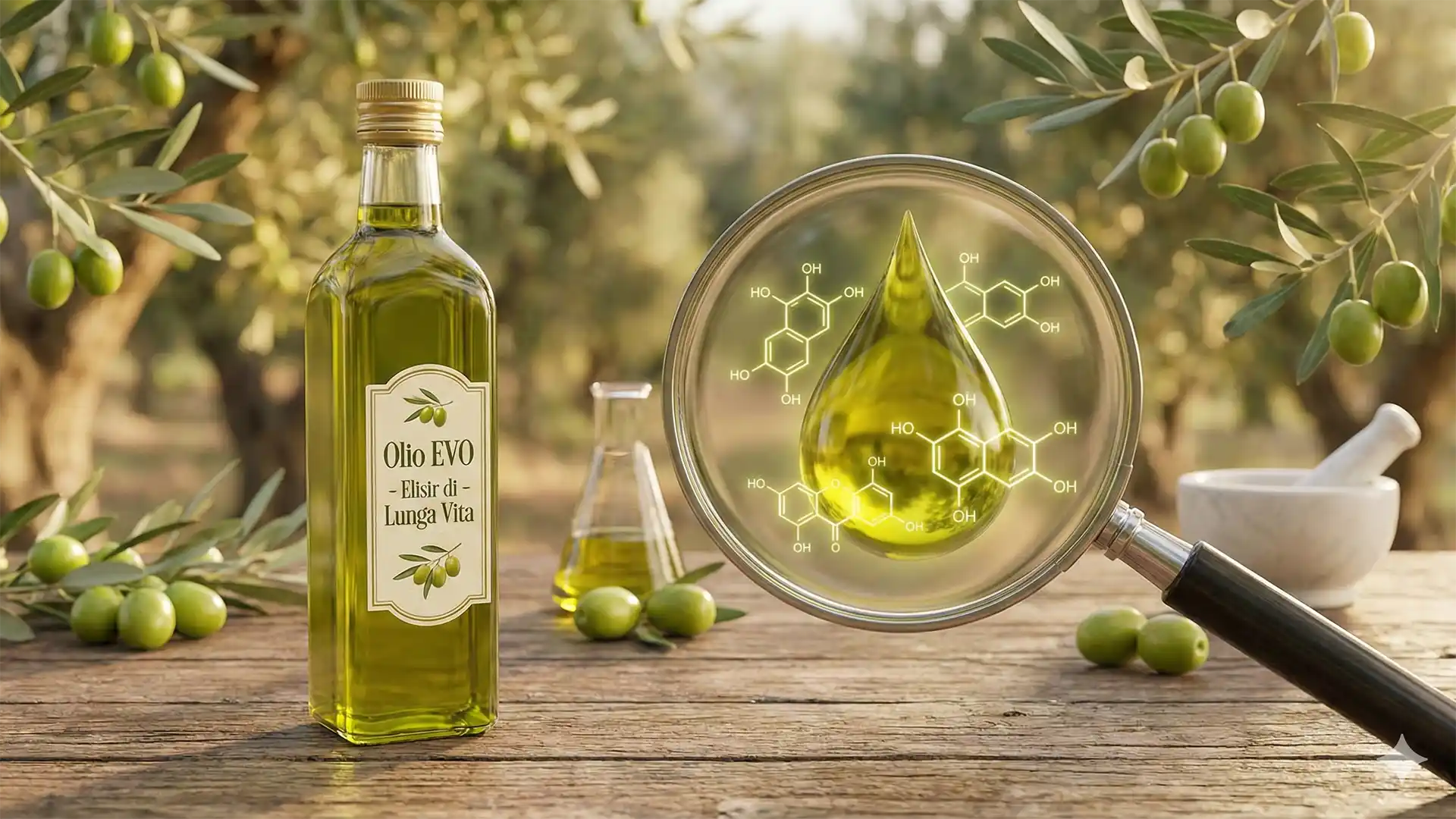 Polifenoli Nell’Olio Evo – L’Elisir Di Lunga Vita Polifenoli nell’Olio EVO: L’Elisir di Lunga Vita